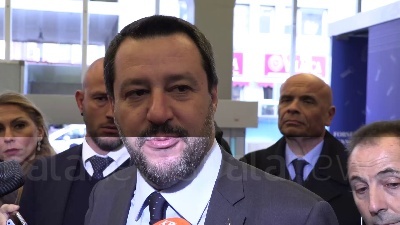 Scene from Salvini a Ue: "Lavoriamo per italiani e per continente tranquillo"