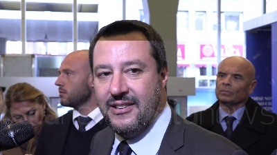Scene from Salvini a Ue: "Lavoriamo per italiani e per continente tranquillo"