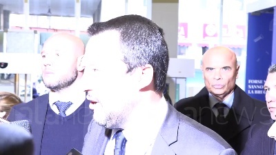 Scene from Salvini a Ue: "Lavoriamo per italiani e per continente tranquillo"