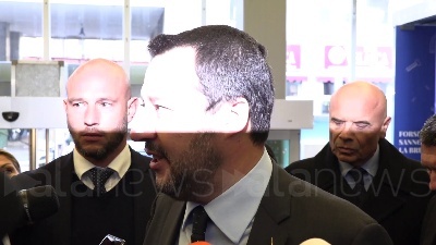 Scene from Salvini a Ue: "Lavoriamo per italiani e per continente tranquillo"