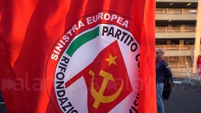 Scene from Milano, svastica con il simbolo Cgil nel deposito Atm. "Sciogliere partiti fascisti"