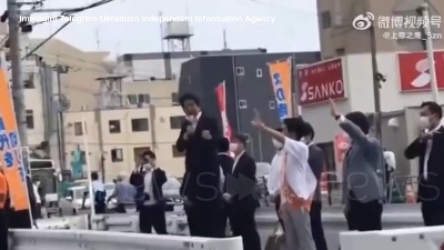 Scene from Morto Shinzo Abe, le immagini dell'omicidio