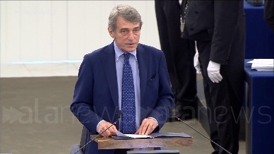 Scene from UE, Sassoli apre plenaria con solidarietà a popolo di Cipro
