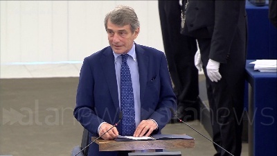 Scene from UE, Sassoli apre plenaria con solidarietà a popolo di Cipro