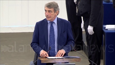 Scene from UE, Sassoli apre plenaria con solidarietà a popolo di Cipro