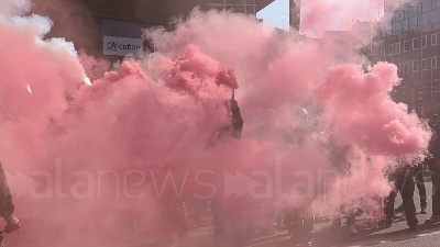 Scene from Milano, corteo antifascista in memoria di Dax