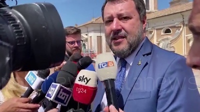 Scene from Ucraina, Salvini: "Non ora adesioni Nato e allargamento Ue"