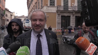 Scene from Senato, Borghi: "Noi abbiamo fatto il nostro, ora La Russa è presidente"