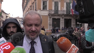 Scene from Senato, Borghi: "Noi abbiamo fatto il nostro, ora La Russa è presidente"