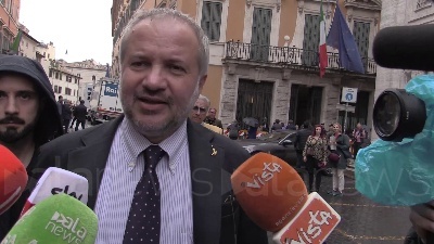 Scene from Senato, Borghi: "Noi abbiamo fatto il nostro, ora La Russa è presidente"