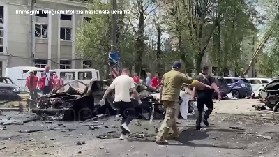Scene from Ucraina, missili su un edificio a Vinnytsia: 12 vittime tra cui un bambino