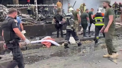 Scene from Ucraina, missili su un edificio a Vinnytsia: 12 vittime tra cui un bambino