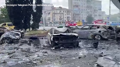 Scene from Ucraina, missili su un edificio a Vinnytsia: 12 vittime tra cui un bambino