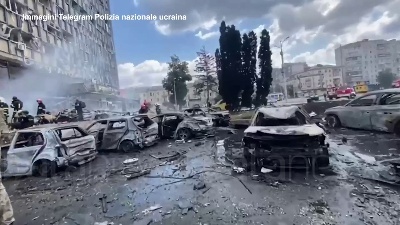 Scene from Ucraina, missili su un edificio a Vinnytsia: 12 vittime tra cui un bambino