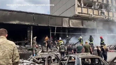 Scene from Ucraina, missili su un edificio a Vinnytsia: 12 vittime tra cui un bambino