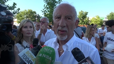 Scene from Fiaccolata per Manuel, Mario Falconi: "Chiesto al Campidoglio di costituirsi come parte civile"