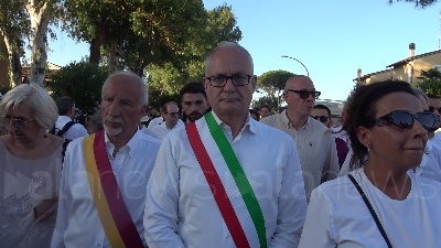 Scene from Fiaccolata per Manuel, Mario Falconi: "Chiesto al Campidoglio di costituirsi come parte civile"