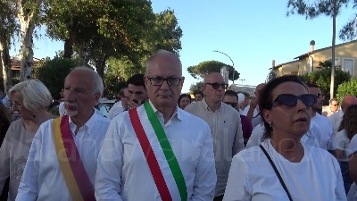 Scene from Fiaccolata per Manuel, Mario Falconi: "Chiesto al Campidoglio di costituirsi come parte civile"