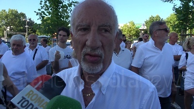Scene from Fiaccolata per Manuel, Mario Falconi: "Chiesto al Campidoglio di costituirsi come parte civile"