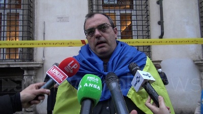 Scene from Ucraina, la Comunità di Sant'Egidio in piazza per la pace