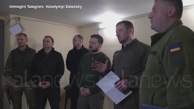 Scene from Ucraina, Zelensky visita la regione di Kherson in parte occupata dalla Russia