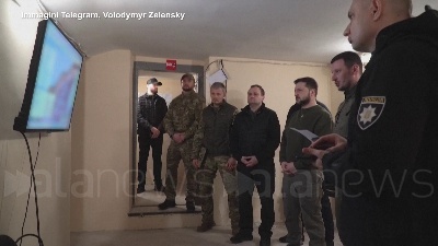 Scene from Ucraina, Zelensky visita la regione di Kherson in parte occupata dalla Russia