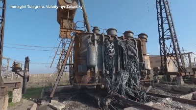 Scene from Ucraina, Zelensky visita la regione di Kherson in parte occupata dalla Russia