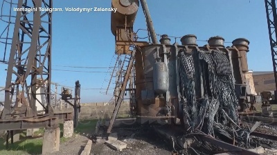 Scene from Ucraina, Zelensky visita la regione di Kherson in parte occupata dalla Russia