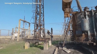 Scene from Ucraina, Zelensky visita la regione di Kherson in parte occupata dalla Russia