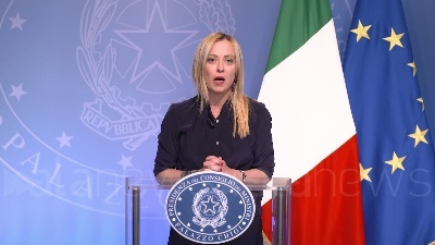 Scene from Meloni a Zelensky: "Al fianco dell'Ucraina senza esitazioni"