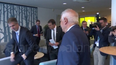 Scene from L'Alto rappresentante Borrell riceve il Ministro degli Esteri d'Israele