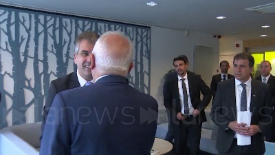 Scene from L'Alto rappresentante Borrell riceve il Ministro degli Esteri d'Israele