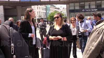 Scene from Europee, deputati M5S al Parlamento Ue
