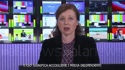 Scene from Giornata mondiale della libertà di stampa, le parole della Commissaria Jourová