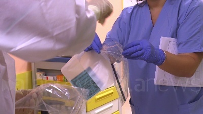 Scene from Il virus non ferma il referendum, l'Italia al voto anche nei reparti Covid degli ospedali