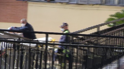 Scene from Si aggrava la situazione alla casa di riposto Giovanni XXIII interviene la Protezione civile