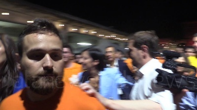 Scene from Festa dell'Unità a Milano, bagno di folla per Elly Schlein e Beppe Sala