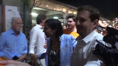 Scene from Festa dell'Unità a Milano, bagno di folla per Elly Schlein e Beppe Sala