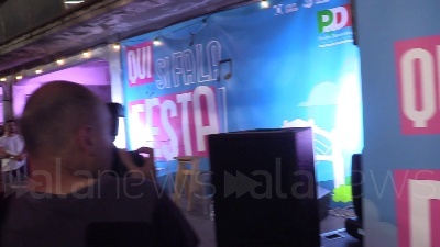 Scene from Festa dell'Unità a Milano, bagno di folla per Elly Schlein e Beppe Sala