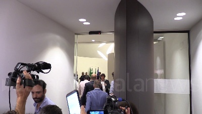 Scene from Pd-M5s, Zingaretti: "Passi avanti. Stiamo lavorando a nuovo governo di svolta vera"