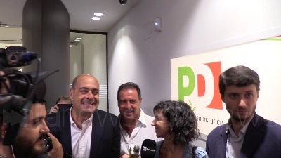 Scene from Pd-M5s, Zingaretti: "Passi avanti. Stiamo lavorando a nuovo governo di svolta vera"