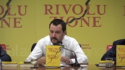 Scene from Salvini: "Io candidato al Parlamento Ue? Ci penserò dopo il mio compleanno