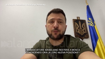 Scene from Zelensky: "Lavrov? La Russia ha dimenticato le lezioni della Seconda guerra mondiale"