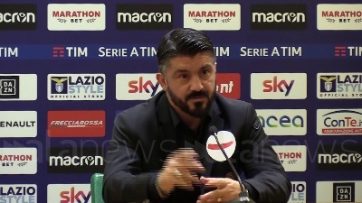 Scene from Lazio-Milan, Gattuso: "Salvini si lamenta? Pensi a politica"