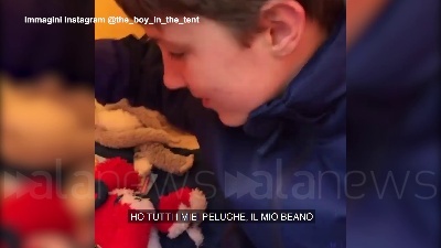 Scene from Undicenne inglese dorme in tenda da 500 notti per beneficenza: il videoracconto