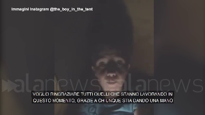 Scene from Undicenne inglese dorme in tenda da 500 notti per beneficenza: il videoracconto