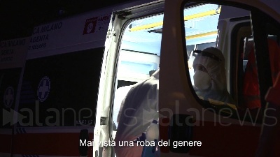 Scene from Covid, l'impressionante notte di Milano. "Mai vista una situazione così grave"