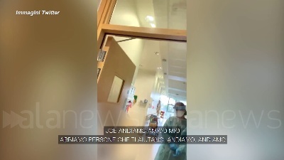 Scene from L'italiano no-vax che ha convinto un malato di Covid a lasciare l'ospedale: Joe muore dopo pochi giorni