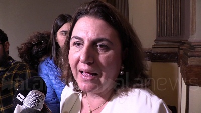 Scene from Ex Ilva, Catalfo: "Maggioranza compatta su tutela occupati e investimenti"