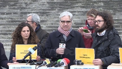 Scene from Taglio parlamentari, Turco: "Referendum silenziato raccolte 669 firme"